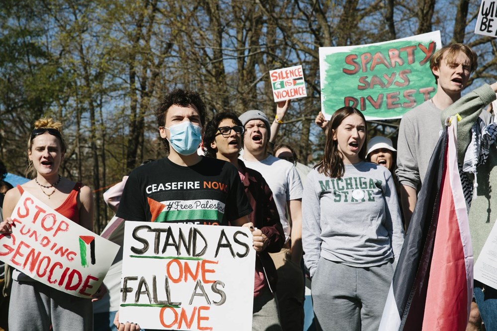 ABD'de Filistin yanlısı öğrenci protestoları büyüyor: En az 570 kişi gözaltına alındı - 6