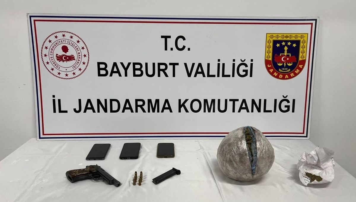 Bayburt'ta uyuşturucu operasyonu: Üç kişi tutuklandı