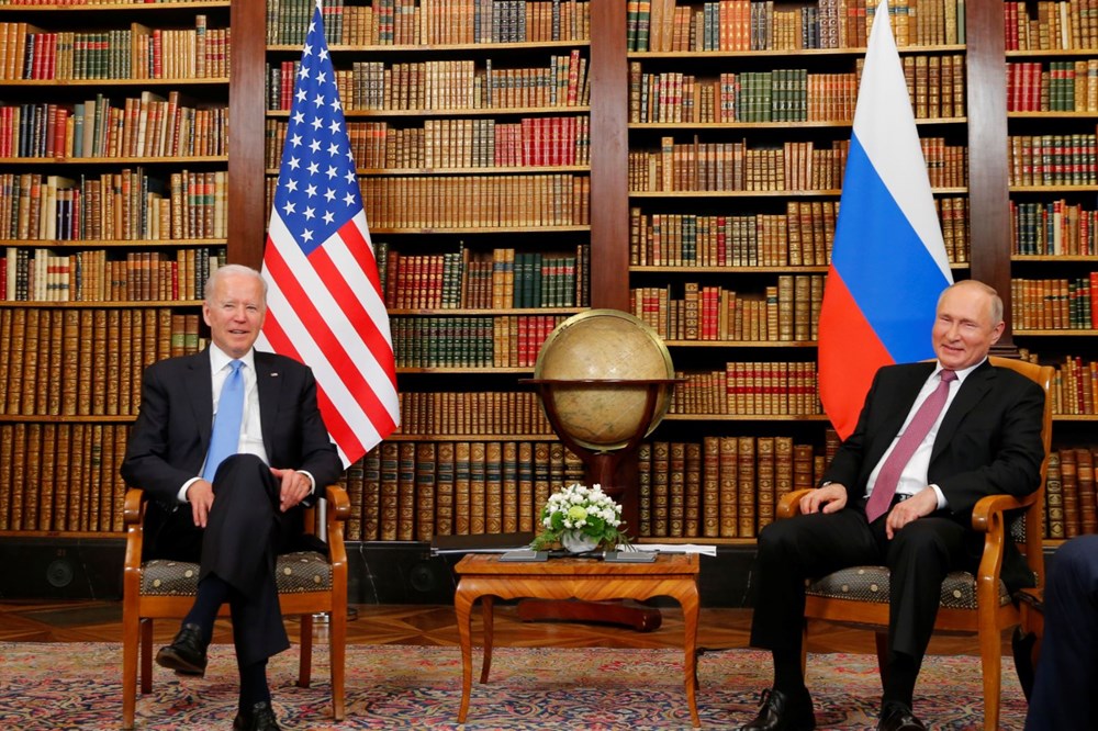ABD Başkanı Biden ve Rus Devlet Başkanı Putin'in görüşmesi başladı: Zirveden kareler - 4