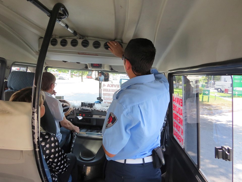 Klima açmayan 30 minibüs şoförüne 208'er lira ceza - 3