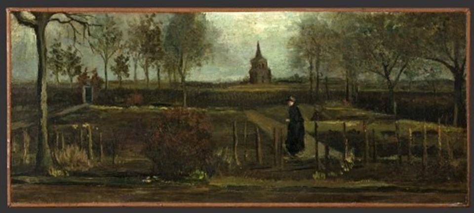 Van Gogh'un "İlkbahar Bahçesi" tablosunu çaldığı iddia edilen şüpheliye gözaltı - 1