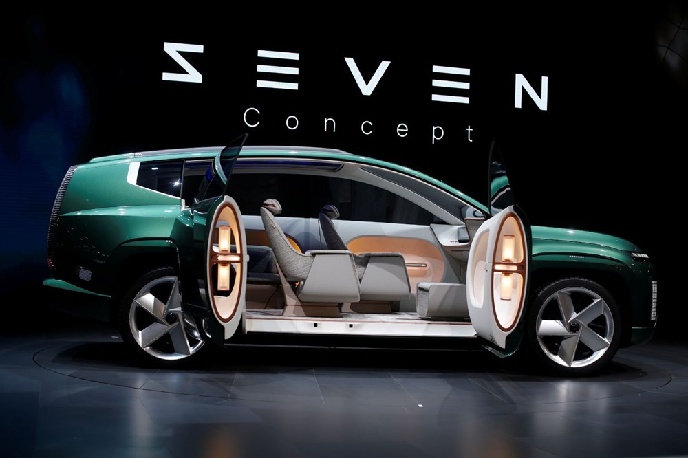 Hyundai yeni elektrikli konseptini tanıttı: Seven - 3