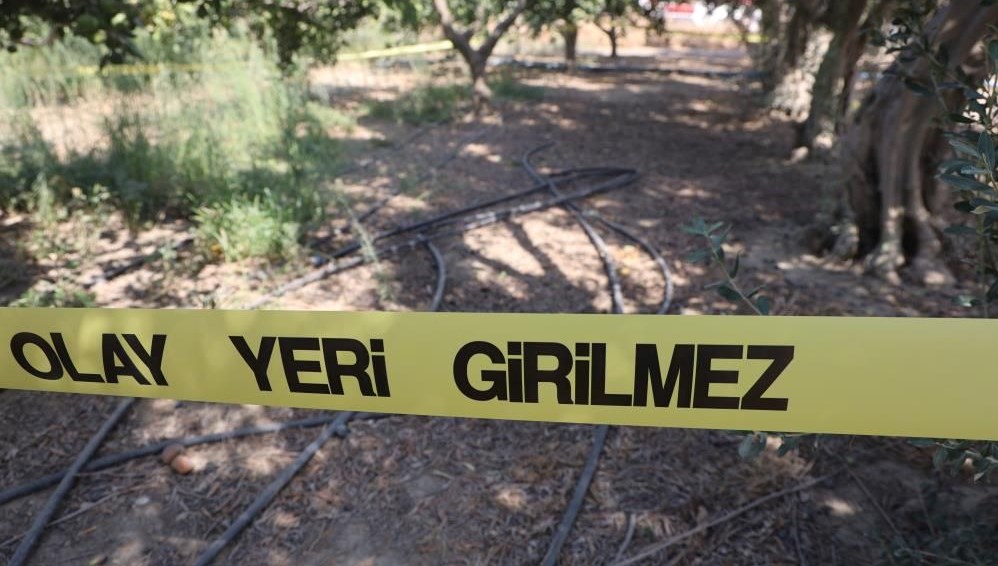 Bahçede satırlı vahşet!