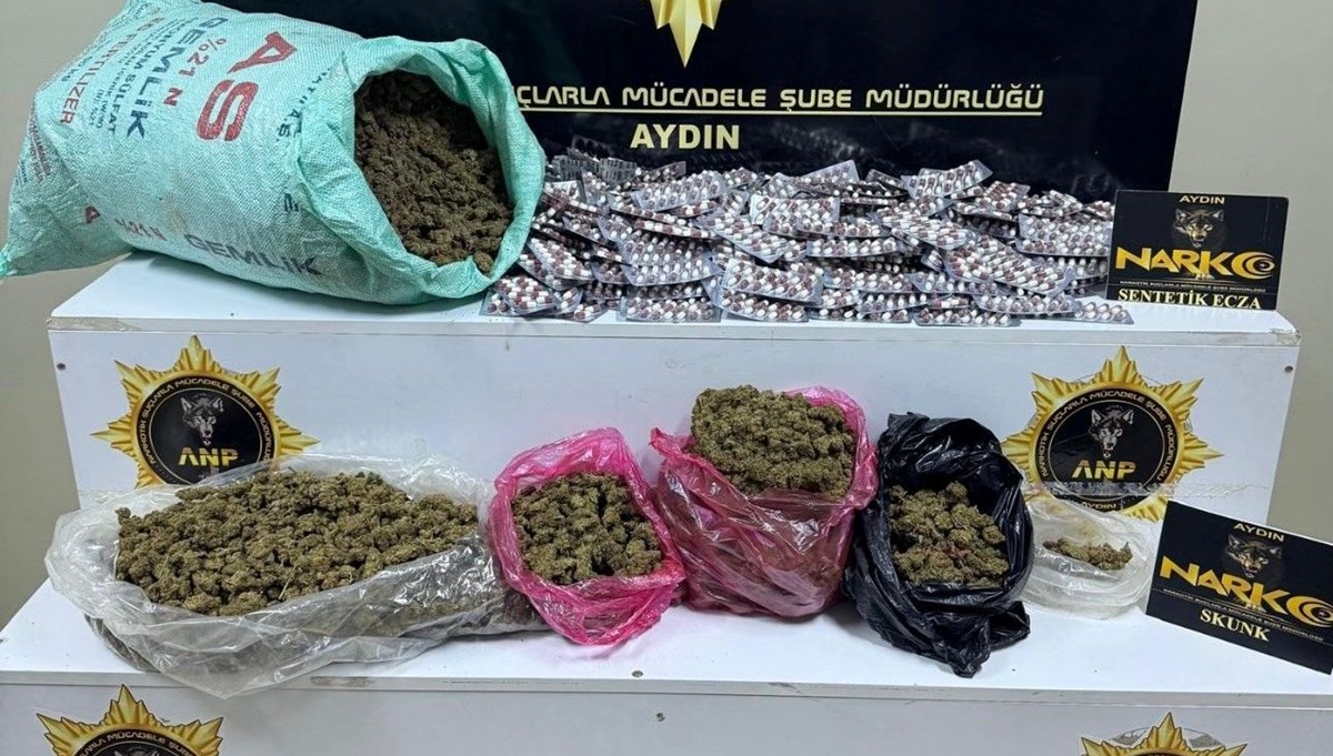 Aydın'da uyuşturucu operasyonuna 2 tutuklama