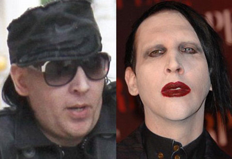 Makyajsız Marilyn Manson  - 1
