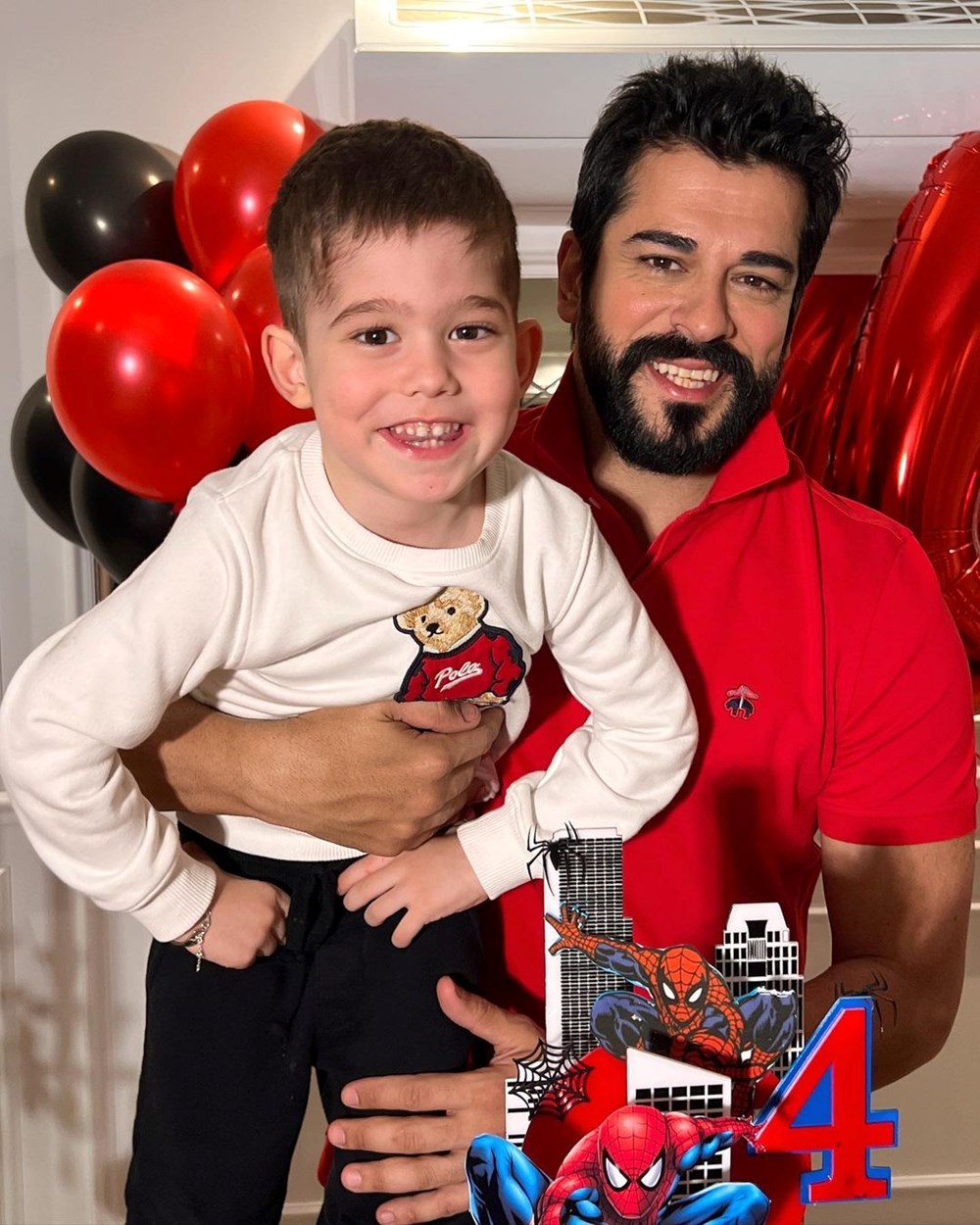 Fahriye Evcen-Burak Özçivit çiftinden oğulları Karan'a doğum günü partisi - 6