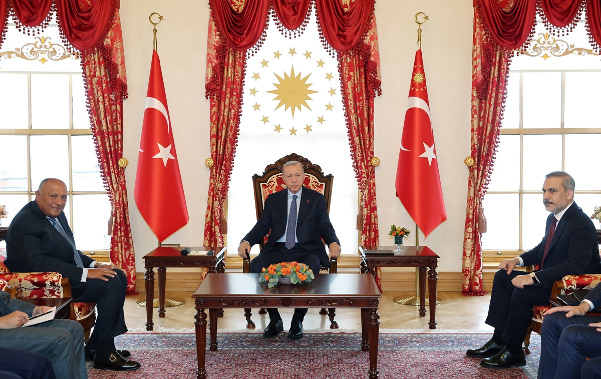 Dolmabahçe'de Erdoğan-Haniye görüşmesi