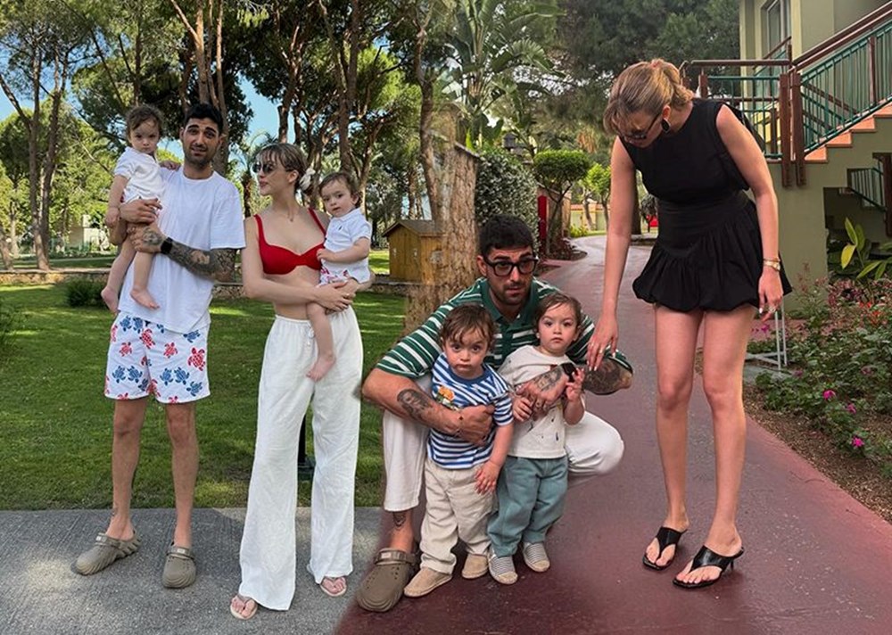 Yasemin Şefkatli ve İdo Tatlıses ikiz oğullarıyla tatilde - 1
