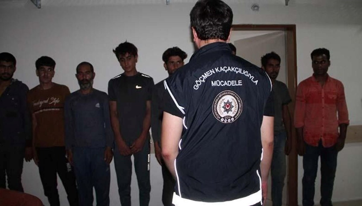 Düzensiz göçmenler yakalandı