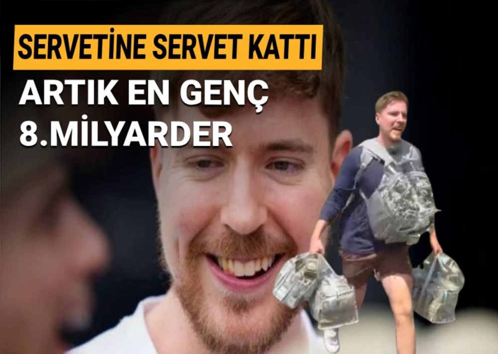 Youtuber MrBeast 1 milyar dolarlık servetiyle en genç 8. milyarder oldu (MrBeast kimdir, kaç yaşında?) - 1
