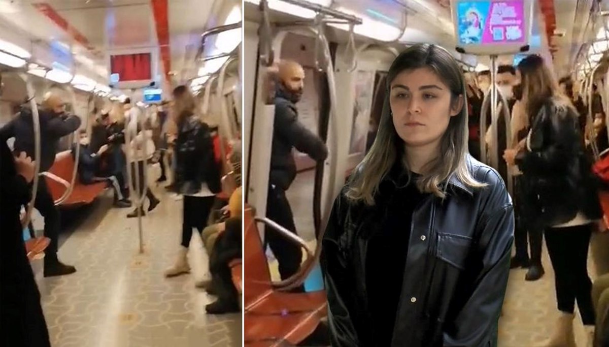Metroda bıçakla tehdit edilen kadın konuştu