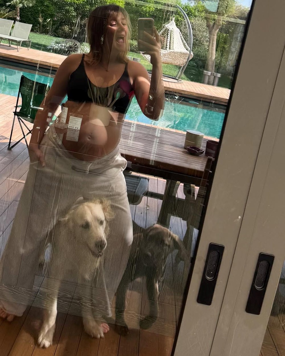 Gizem Karaca'dan yeni hamilelik pozları: Ağlama krizi var mesela - 7