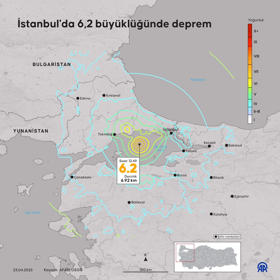 İstanbul'da deprem sonrası hasar tespit raporu: Bin 25 binada hasar var - 1