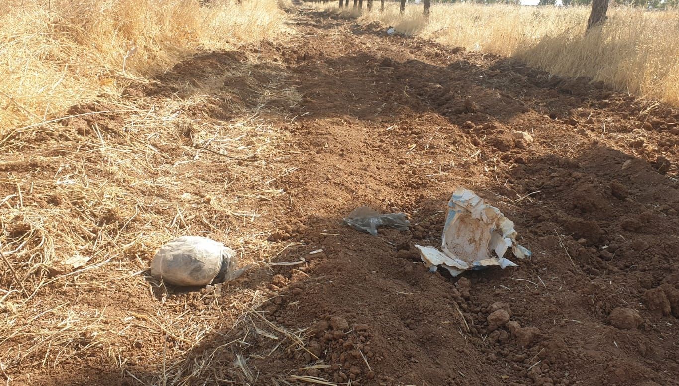 Şanlıurfa'da yol kenarında 8 kilo patlayıcı bulundu