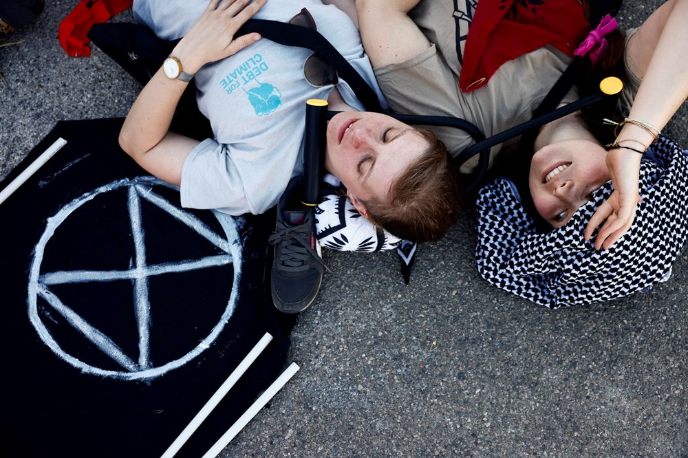 G7 zirvesinde Gazze protestosu - 8