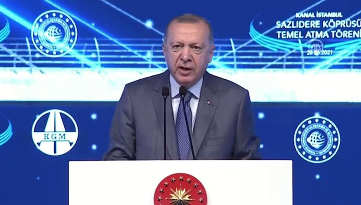 Cumhurbaşkanı Erdoğan: Bugün Türkiye'nin kalkınma tarihinde yeni bir sayfa açıyoruz
