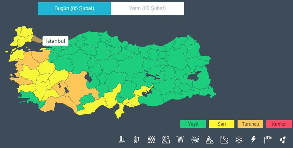 Meteoroloji'den 25 il için kar ve fırtına uyarısı (İstanbul, Ankara ve diğer illerde bugün hava nasıl olacak?) - 3
