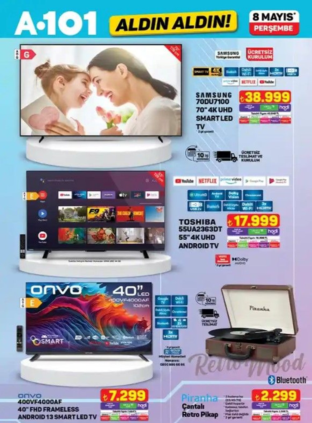 A101 8 Mayıs aktüel kataloğu satışta: Bugün hangi eserler satışa çıktı? 79 SQlHpZ3 2USV6op0M97C3g