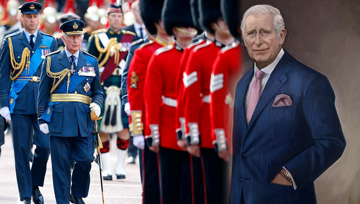 İngiltere Kralı Charles'ın ilk portresinin tanıtımı yapıldı