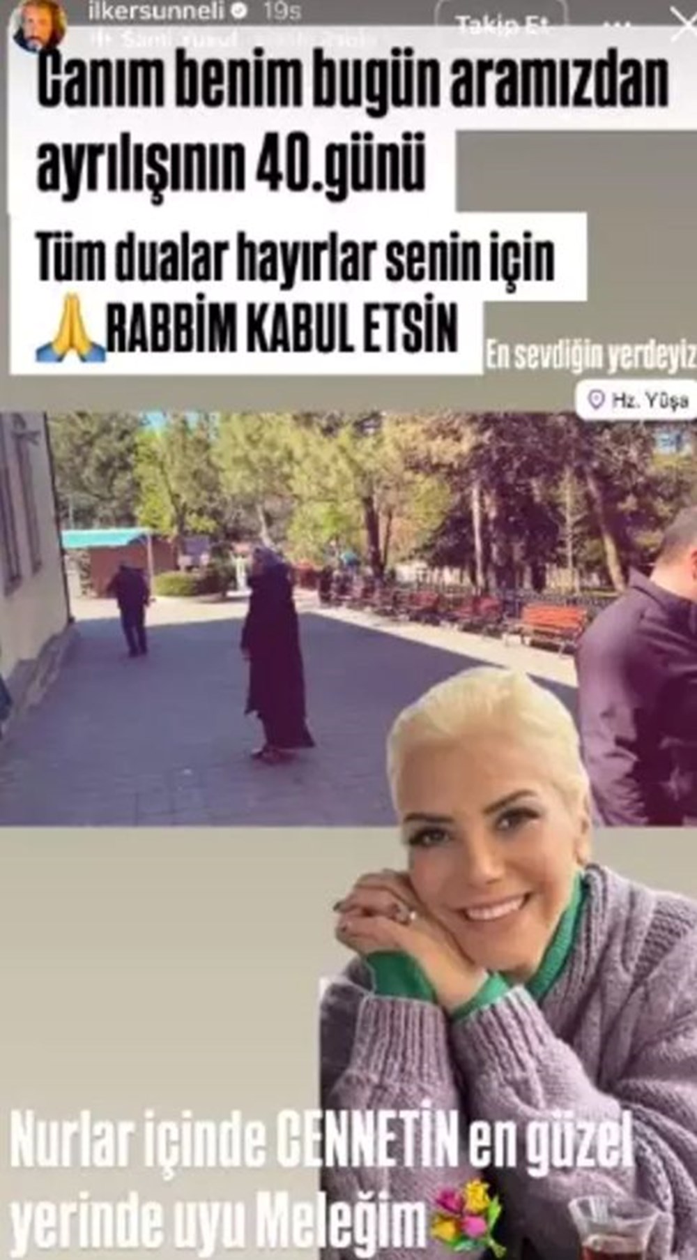 Tanyeli'nin eşi İlker Sünneli: Cennetin en hoş yerinde uyu meleğim 76 SSS5CrB9c0yM795Iq1UiOQ