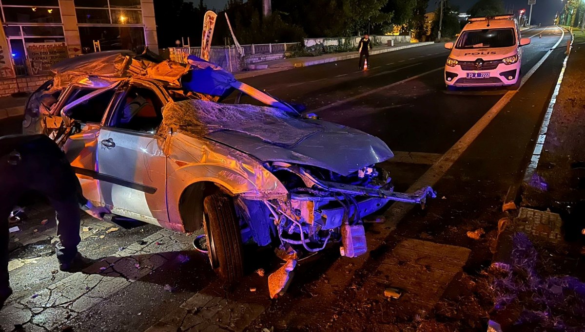 Elazığ'da trafik kazası: 4 kişi yaralandı