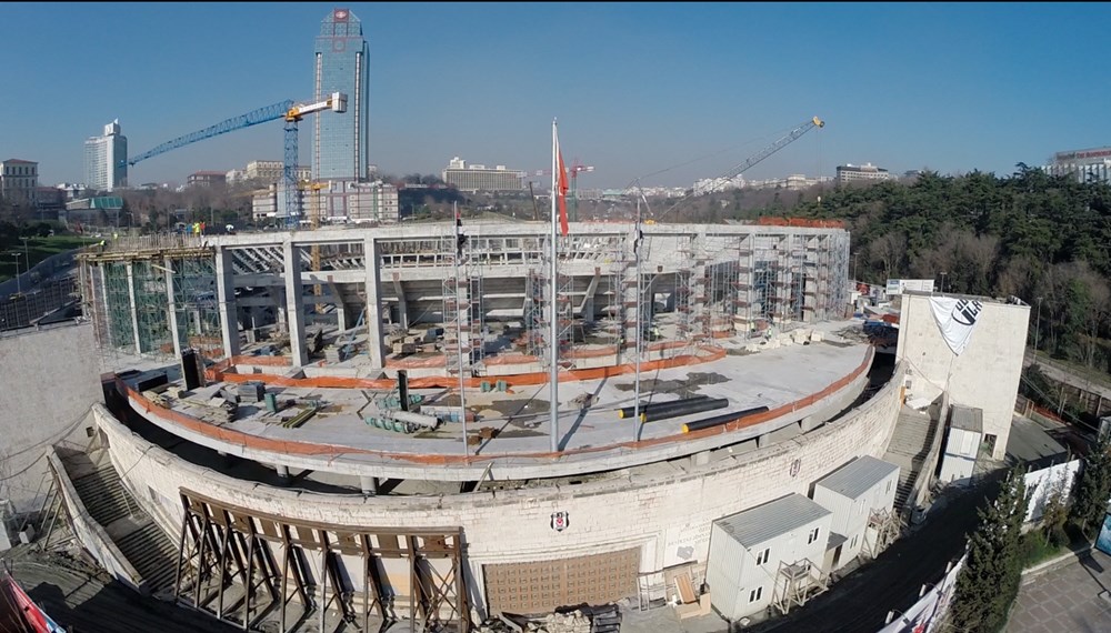 Beşiktaş�ın yeni stadı Vodafone Arena�da sona yaklaşılıyor NTV