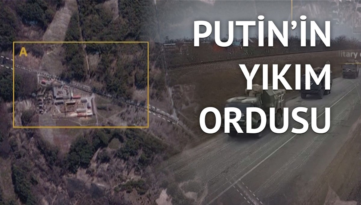 Putin'in yıkım ordusu böyle görüntülendi