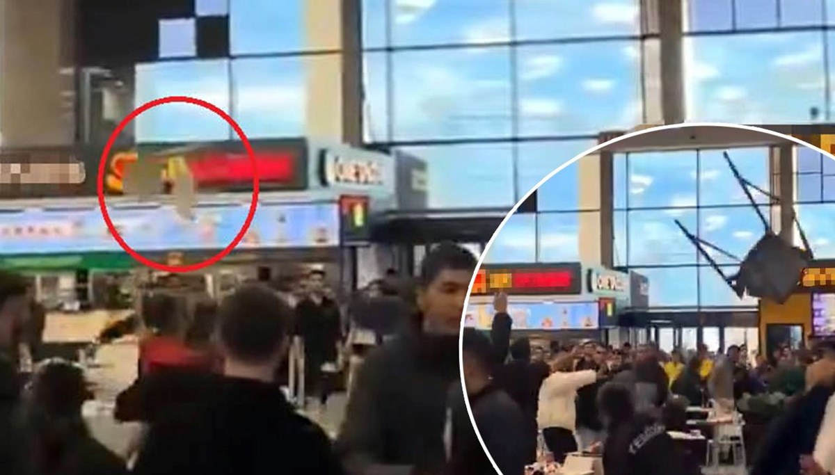 AVM'nin yemek katını karıştıran kavga