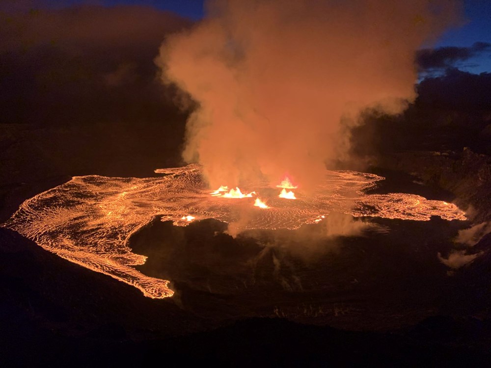 Hawaii'deki Kilauea Yanardağı yeniden faaliyete geçti - 5