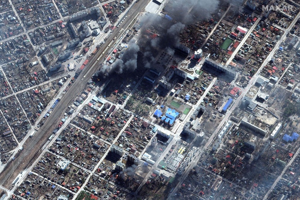 Rusya’nın saldırdığı Ukrayna şehirlerinin uydu görüntüleri
ortaya çıktı - 5