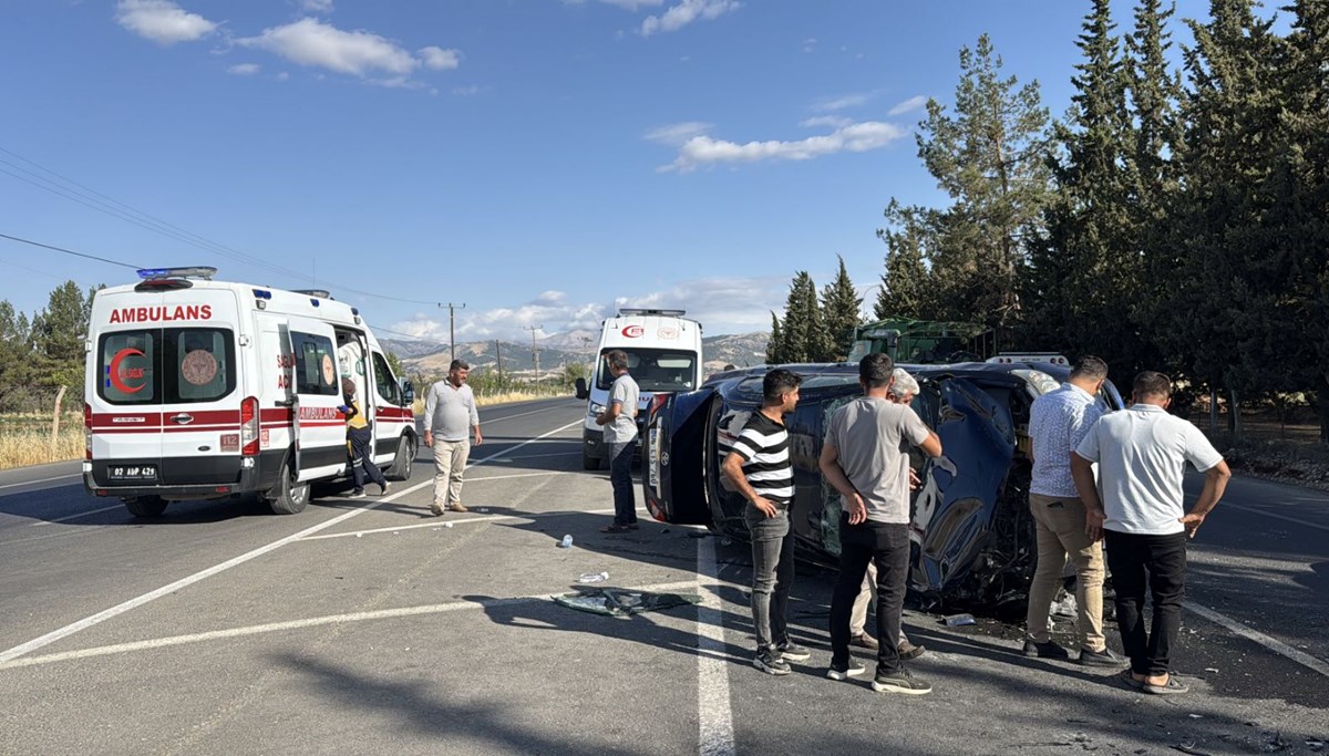 Adıyaman'da kaza: Altı yaralı