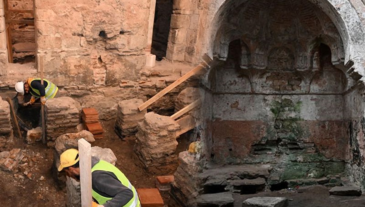 Gazi Mihal Hamamı'nda restorasyonu