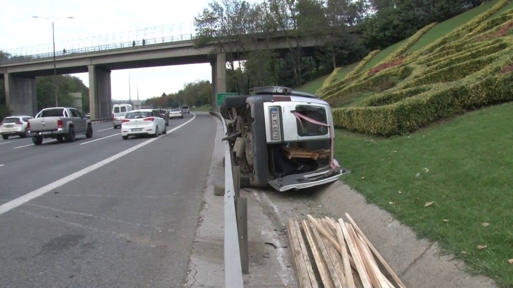 Takla atan araç FSM trafiğini kilitledi - 6