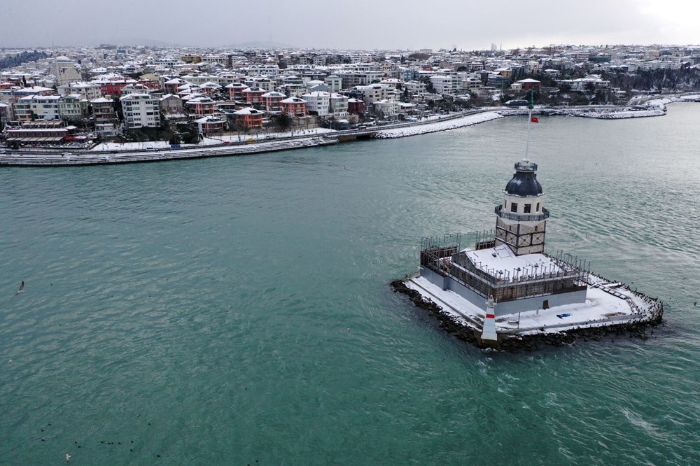 İstanbul'dan kartpostallık kar manzaraları - 6