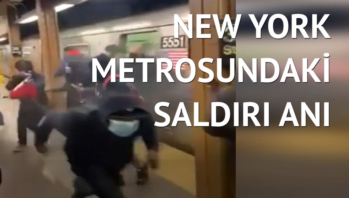 New York metrosundaki saldırı anının görüntüleri ortaya çıktı