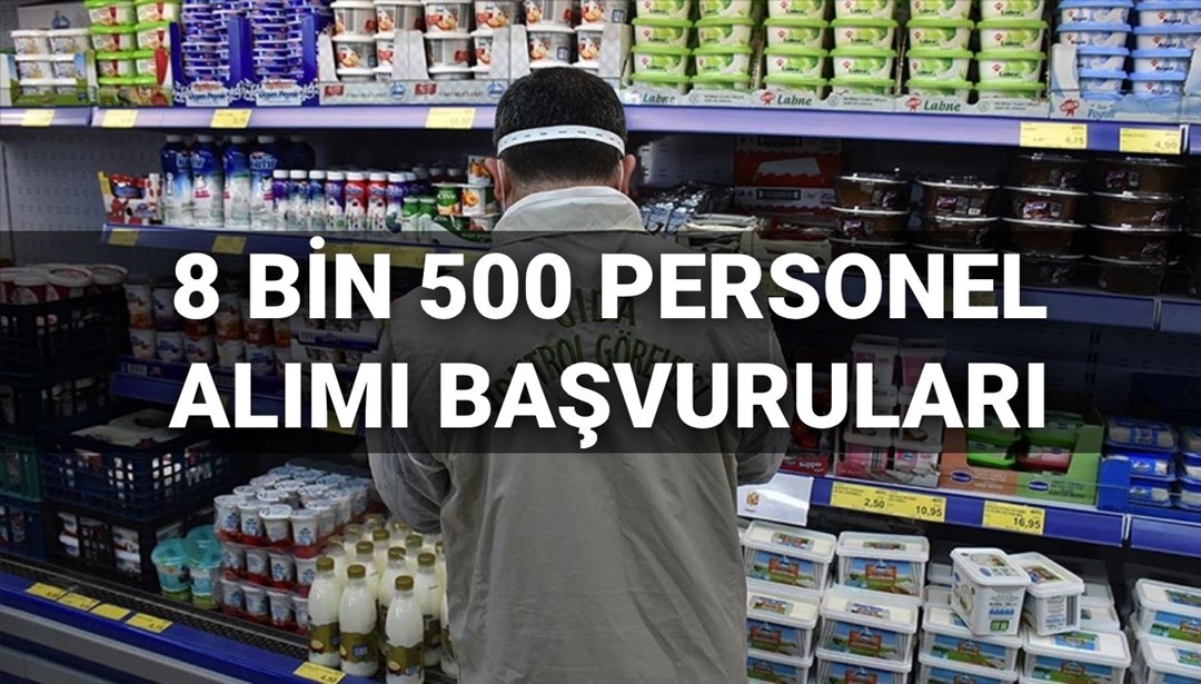 Tarım ve Orman Bakanlığı 8.500 personel alımı başvuru kılavuzu 2025 yayımlandı mı? Başvurular ne zaman?