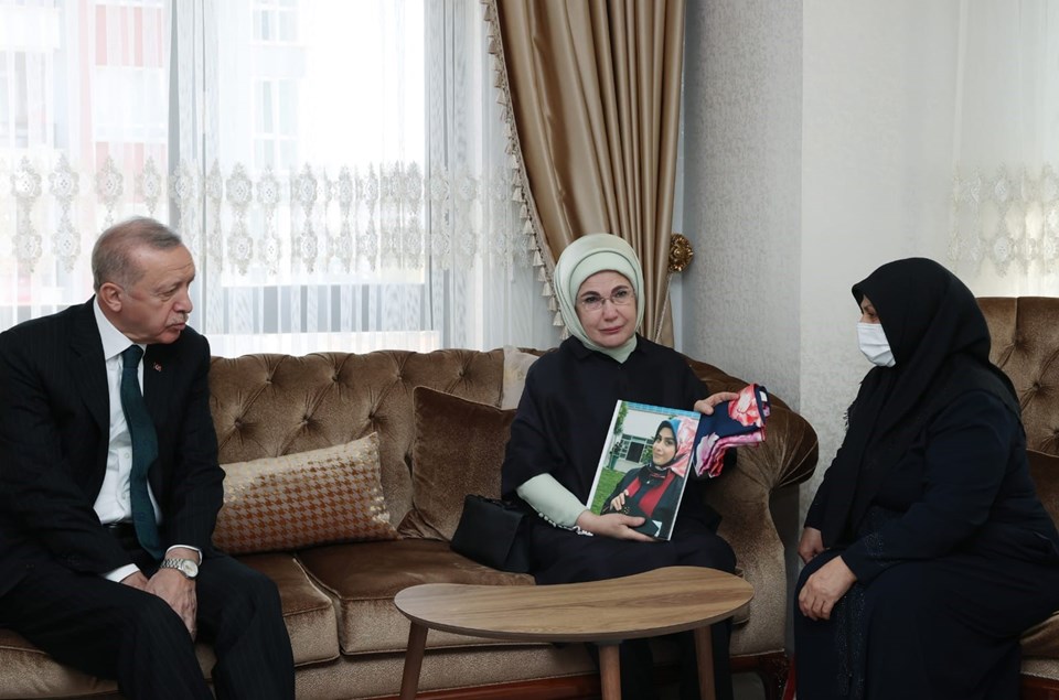 Cumhurbaşkanı Erdoğan'dan Başak Cengiz'in ailesine ziyaret - 2