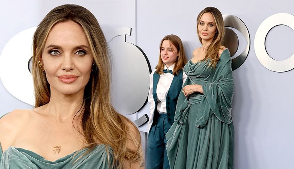 Angelina Jolie'nin kariyerinde bir ilk: Kızı yalnız bırakmadı