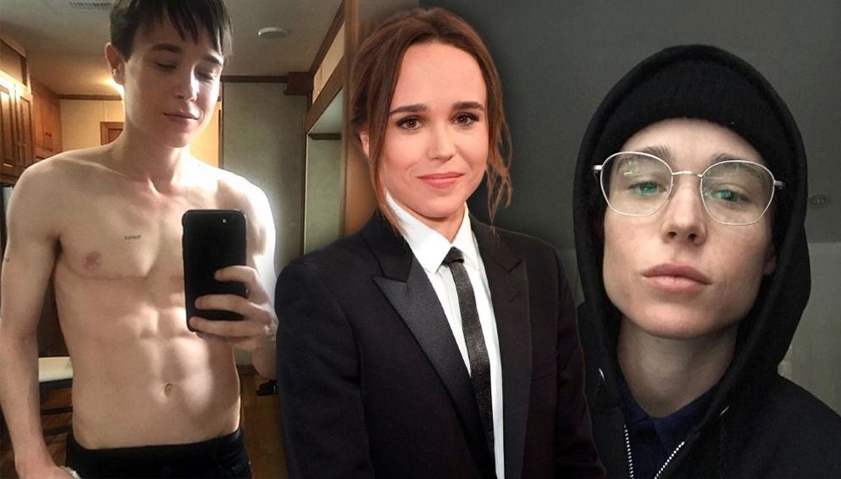 Trans oyuncu Elliot Page’den kaslı vücut paylaşımı