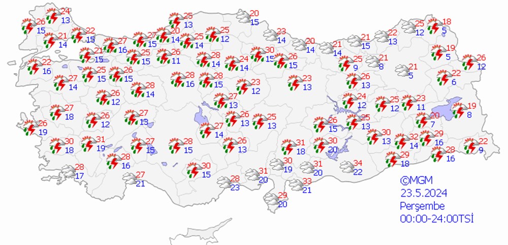 Uyarılar art arda yapıldı: Kuvvetli yağış geliyor (15 il için sarı kod) - 15