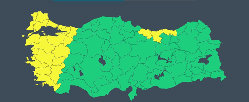 Sağanak ve fırtına geliyor: İstanbul'da denize girmek yasaklandı, 21 il için uyarı geldi - 6