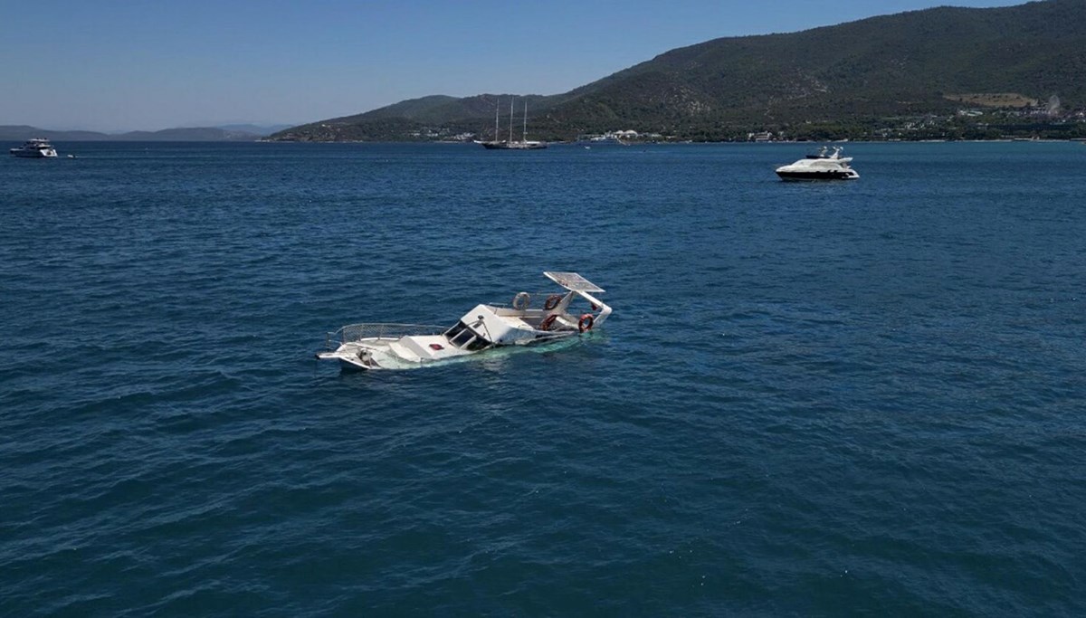 Bodrum'da tekne battı
