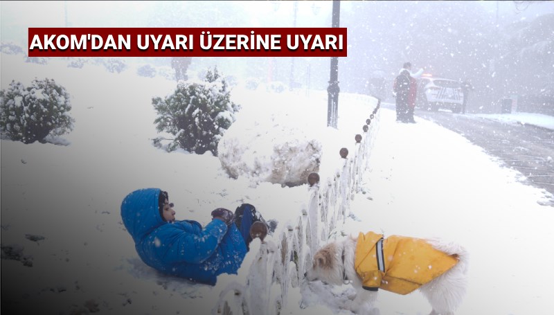 AKOM turuncu alarma geçti: İşte İstanbul'da İlçe ilçe kar kalınlıkları