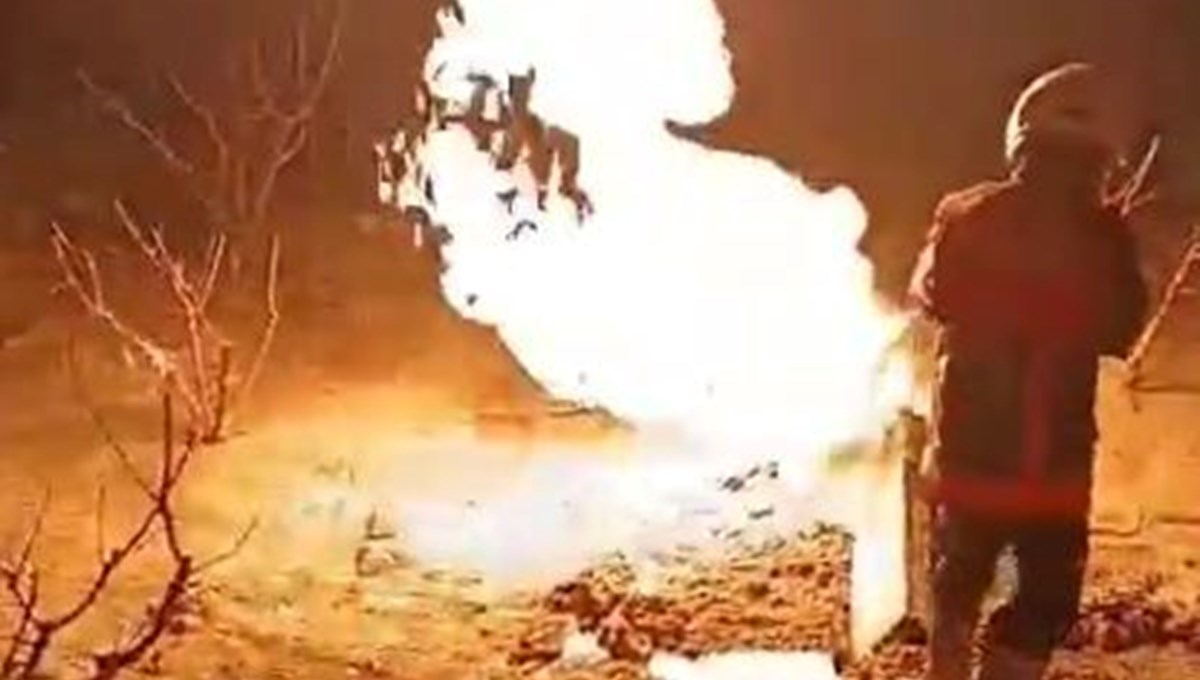 Mersin’de sondaj sırasında yanıcı gaz çıktı Mersin’de sondaj sırasında yanıcı gaz çıktı
