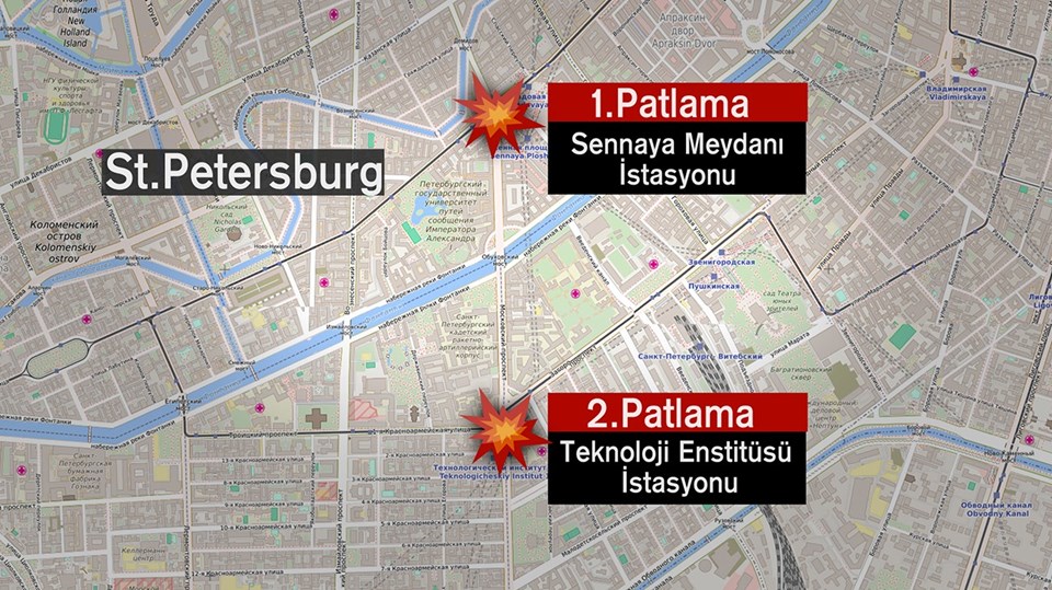 Rusya'nın Saint Petersburg kentinde patlama - 1