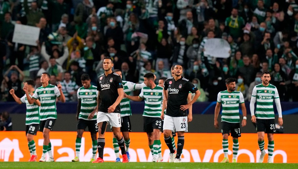 Şampiyonlar Ligi: Beşiktaş Portekiz'de kayıp (Sporting Lizbon-Beşiktaş maç sonucu)