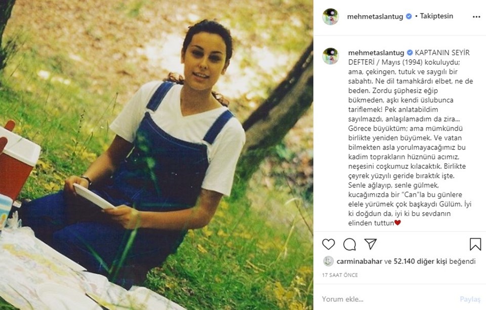 Mehmet Aslantuğ eşi Arzum Onan'ın 47. yaşını sosyal medyada kutladı - 1