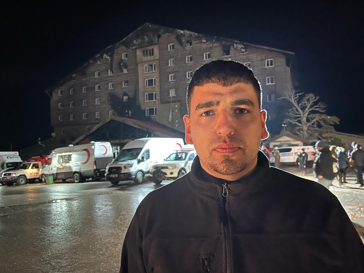 Otel çalışanı Mehmet Can Gezici, dehşet anlarını anlattı.
