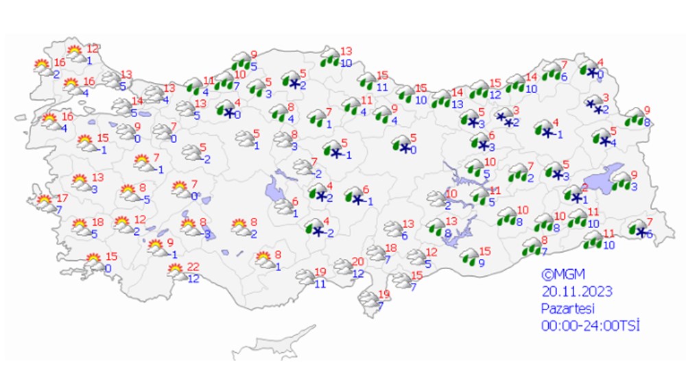 Meteoroloji'den 50 il için uyarı: Kuvvetli yağış ve fırtına devam ediyor (Bugün hava nasıl olacak?) - 18