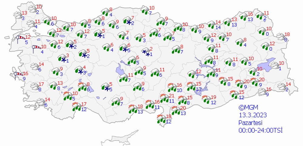 Hava sıcaklığı 6-10 derece düşecek! Meteoroloji'den 18 il için kuvvetli yağış ve fırtına uyarısı - 3